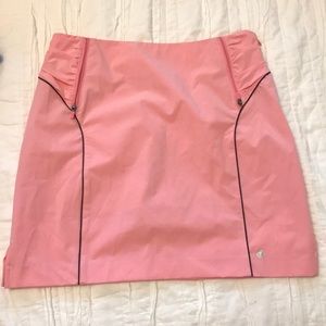 Light pink athletic skirt